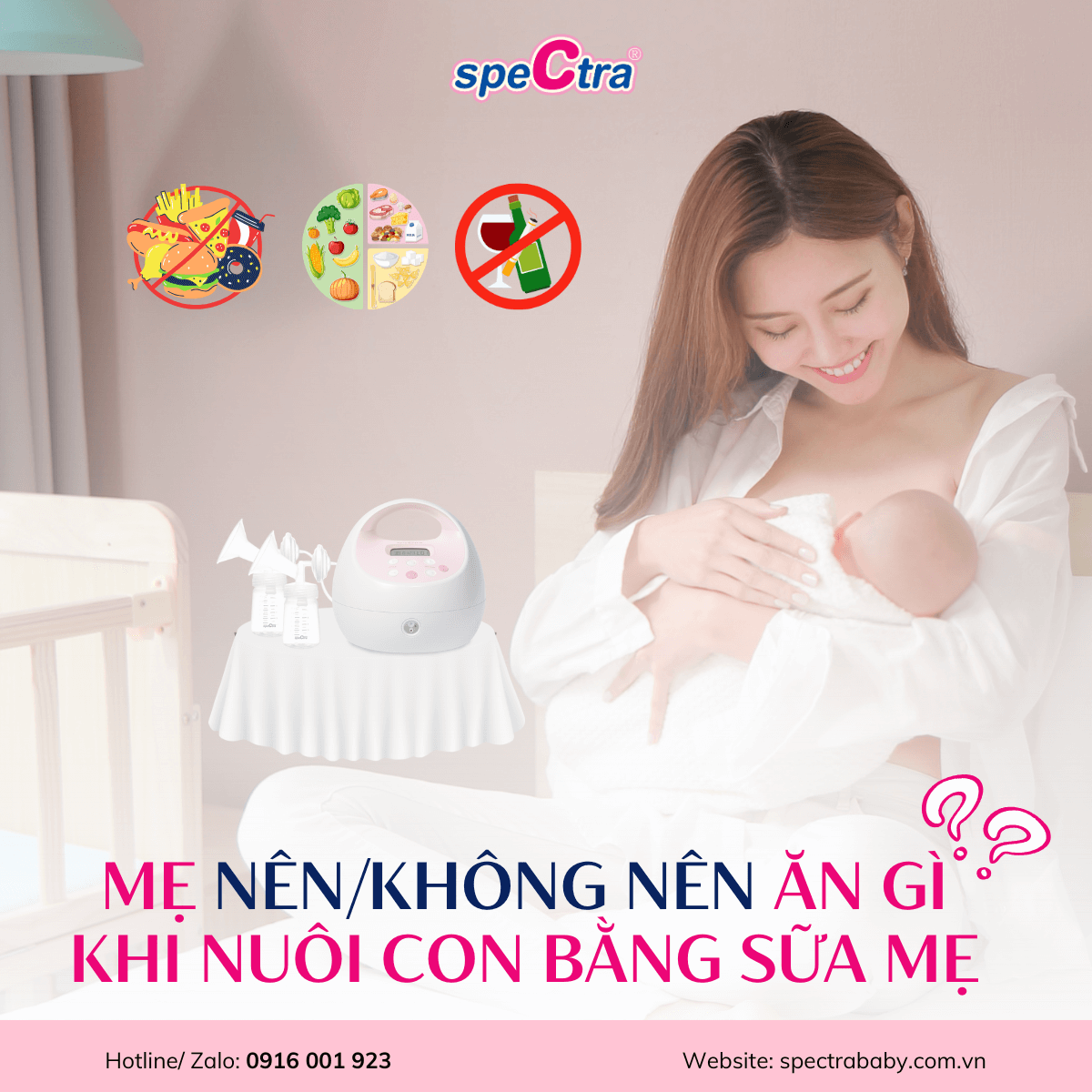 MẸ NÊN HAY KHÔNG NÊN ĂN GÌ KHI NUÔI CON BẰNG SỮA MẸ